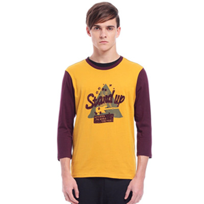 秋季单品！Trendiano男式圆领针织T恤3121020910410