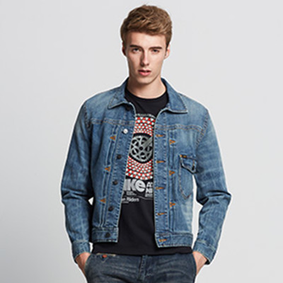 双11预售！Lee男士图腾刺绣设计牛仔上衣L13315Z021MK