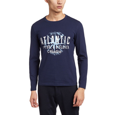 字母印花！Nautica诺帝卡男式T恤V53911