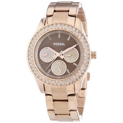 玫瑰金！Fossil ES3502 Stella 女士石英手表