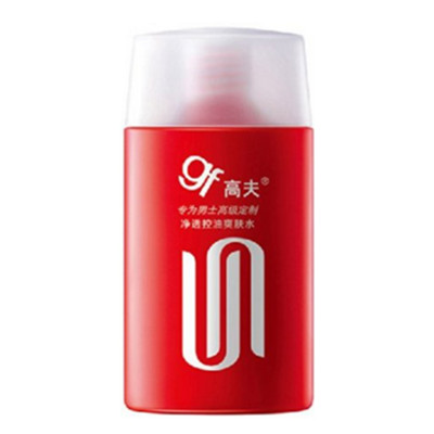 吸油微粒！gf 高夫 净透控油爽肤水125ml 控油补水保湿男士护肤品