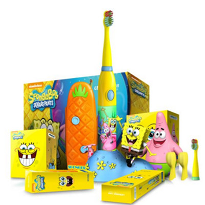 历史好价！Lebond力博得 海绵宝宝系列电动牙刷套装