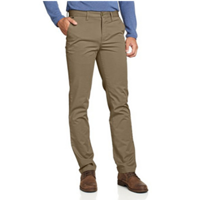 休闲百搭！Nautica诺帝卡男式修身休闲长裤PC43012TP