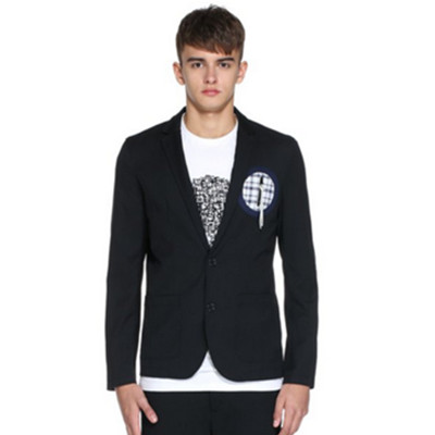 英伦休闲！Trendiano拼接短款小西装外套 3121042230090