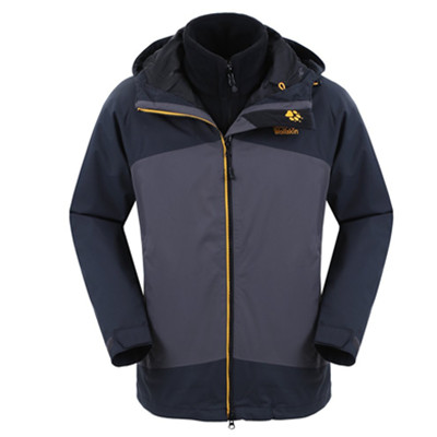 防水透气！JACK WOLFSKIN狼爪男三合一冲锋衣