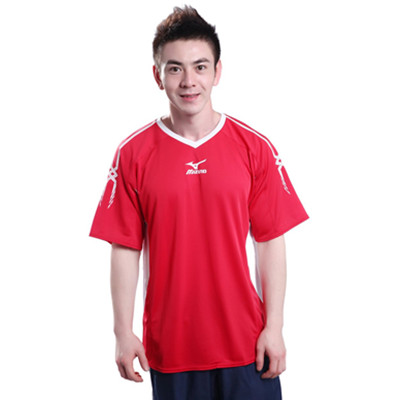 夏季清仓！Mizuno美津浓男式足球比赛圆领短袖T恤Z62HV100