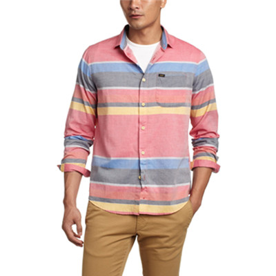 应季款式！Lee男式长袖休闲衬衫L14590T55L73