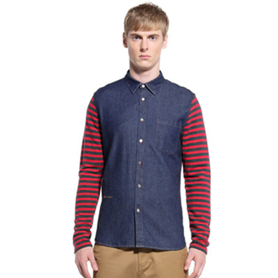 时尚摩登！Trendiano男式长袖衬衫3124013410921