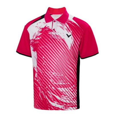 全网好价！胜利 男式 羽毛球针织POLO衫 S-4006