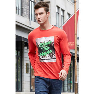 双11预售！Lee男士长袖印花T恤L13506K99K13