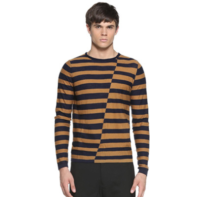 错位设计！Trendiano男式长袖针织套头衫3124030620939