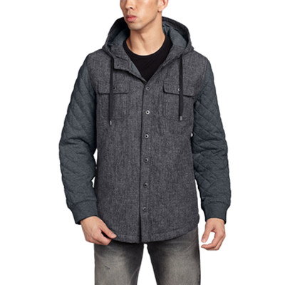 防风保暖！Converse匡威男式长袖休闲衬衫08798C