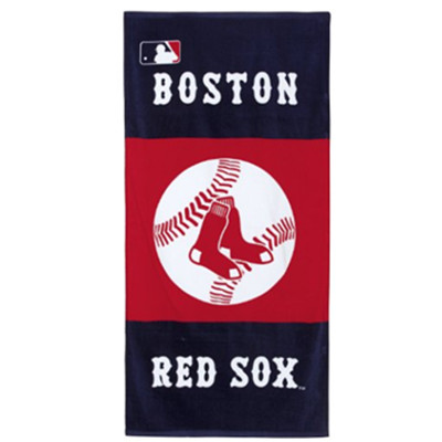 白菜价！MLB美职棒红袜队浴巾119410
