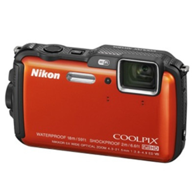新低！尼康（Nikon）COOLPIX AW120s数码相机橙色