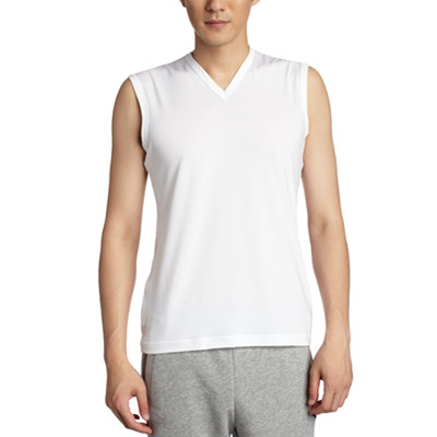 夏季清仓！Mizuno美津浓男式V领针织化纤内衣Z65CFA04