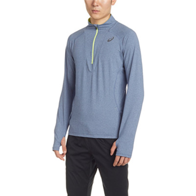 新低！ASICS亚瑟士男士LITE-SHOW半开襟拉链长袖衫127938