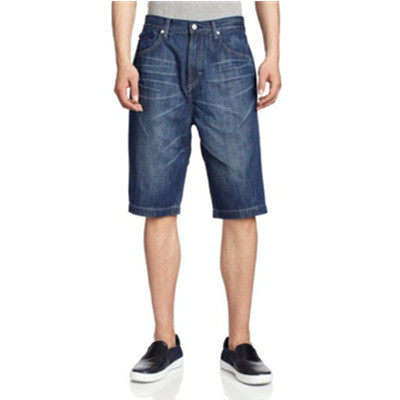 历史新低！Lee都市骑士系列男式过膝款牛仔短裤L14179D01S73