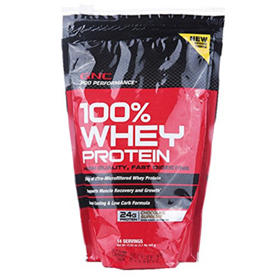 健身必备！GNC健安喜乳清蛋白粉454g/袋