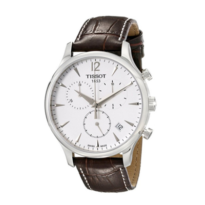 俊雅系列！天梭 Tissot T063.617.16.037.00 男士石英手表