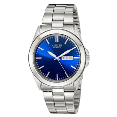 蓝色表盘！西铁城Citizen BF0580-57L 男士石英手表