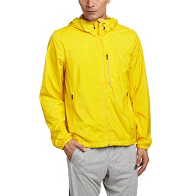 保暖防风！阿迪达斯男式户外梭织防风连帽茄克AB2456