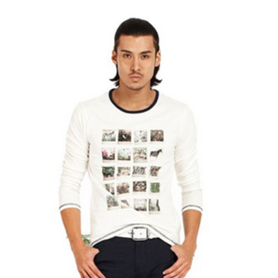 历史新低！马克华菲男式长袖T恤7151207108001