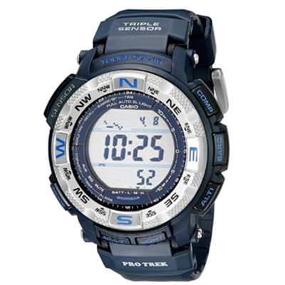 三重传感！卡西欧 Casio PRG-260-2CR 太阳能登山男表