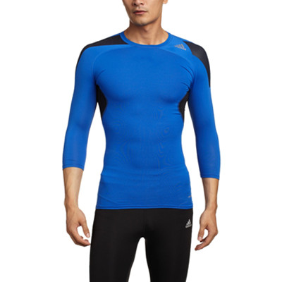 紧身款！阿迪达斯TECH-FIT AIS男式中袖紧身T恤