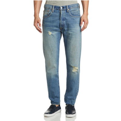 双11预告！李维斯501CT系列男士小脚做旧牛仔裤18173-0016