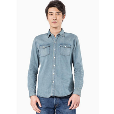双11预告！Levi's李维斯男士牛仔衬衫65884-0045