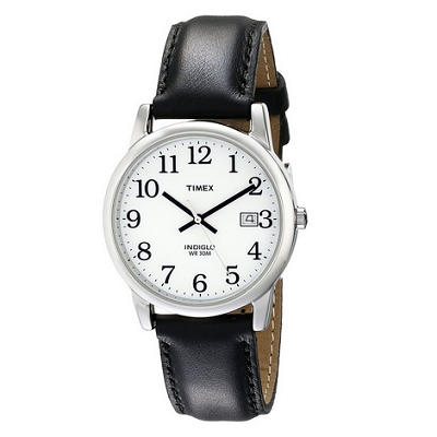 近期好价！Timex T2H281 简约牛皮男表