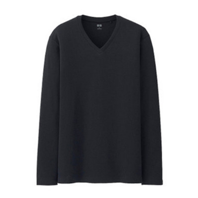 双11预售！优衣库 柔软V领T恤 124651