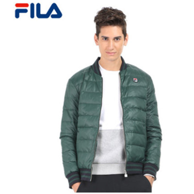 情侣羽绒服！FILA斐乐情侣款男女防风保暖白鸭绒羽绒服|25443946N