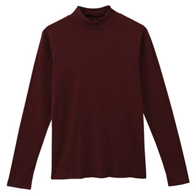 双11预告！MUJI无印良品男式棉高领长袖衫