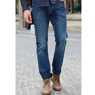 双11预售！Lee男士中腰直脚牛仔裤LML724Y762GB