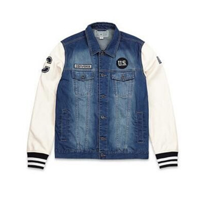 双11大促！匡威 多徽章贴布牛仔外套 男款 12455C