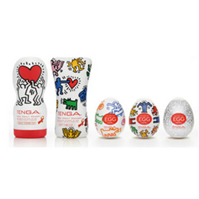 双11预告！Tenga Keith Haring漫画合作款男用飞机杯