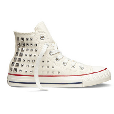 双11预告！匡威Collar Studs全副铆钉帆布鞋140986C