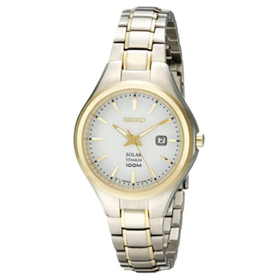 新低！ Seiko SUT206 精工女士光动能石英手表