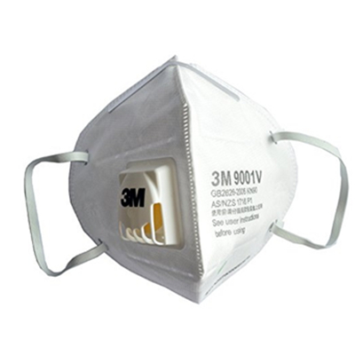 颗粒物防护！3M 9001V KN90 带阀口罩 6个