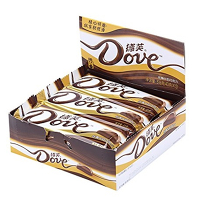 丝般感受！德芙 丝滑牛奶巧克力 43g*12块