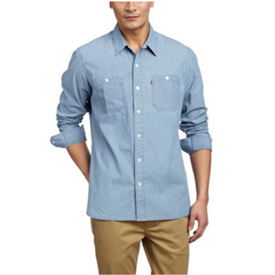 秋季新品！李维斯L/S Wovens男式长袖休闲衬衫65822-0079