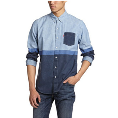 尺码齐全！李维斯Icon Shirts男式长袖休闲衬衫65824-0154