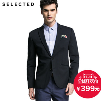 双11好价！SELECTED思莱德莱卡锥版型男休闲长裤F|414326009