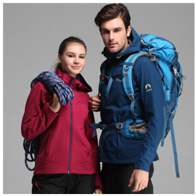 双十一好价！探路者男女款软壳冲锋衣外套HAED91033/HAED92034