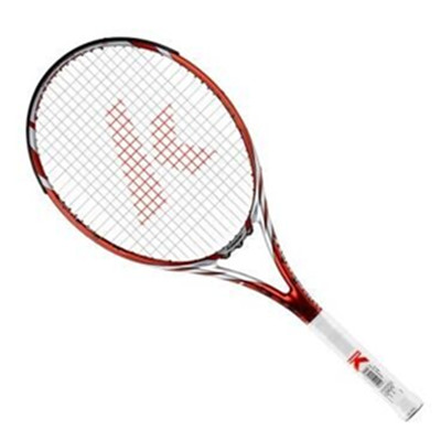 入门球拍！川崎网球拍 全碳素大拍面 Craze 460 红色（已穿线）