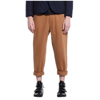 时尚纯棉！Trendiano 宽松低裆长裤休闲裤 3124062480810