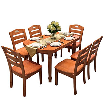 纹理美观！择木宜居实木折叠餐桌