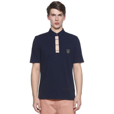 S码好价！Trendiano 翻领修身短袖polo衫 3132020730660