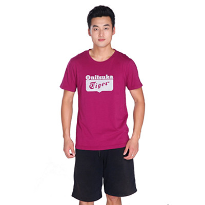 清仓！Onitsuka Tiger鬼塚虎男式印花T恤OKT448